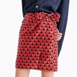J. Crew - Castlebar Snuggle Heart Skirt